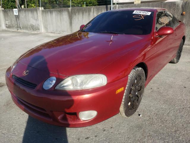 JT8CH32Y5Y1002924 - 2000 LEXUS SC 400 RED photo 2