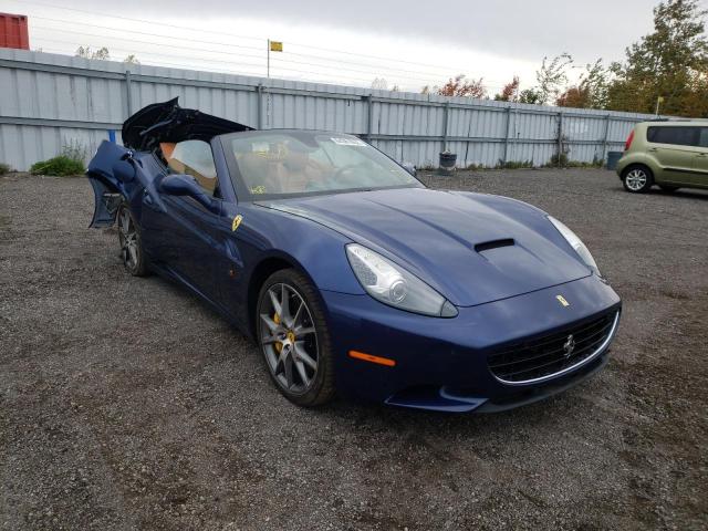 ZFF65TJA1E0203184 - 2014 FERRARI CALIFORNIA BLUE photo 1