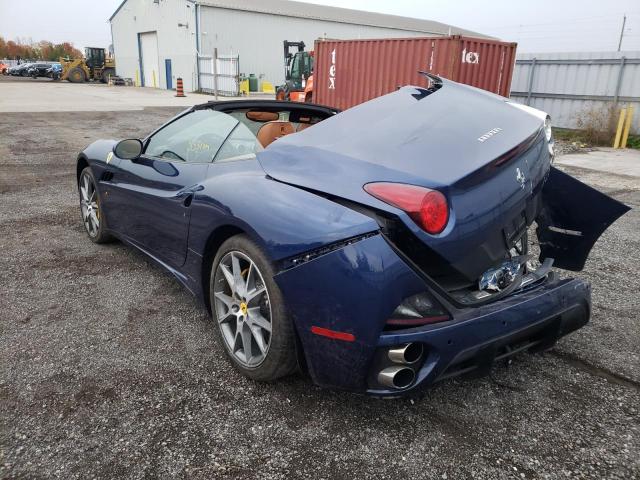 ZFF65TJA1E0203184 - 2014 FERRARI CALIFORNIA BLUE photo 3