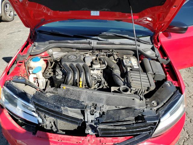 3VW2K7AJ3DM403747 - 2013 VOLKSWAGEN JETTA BASE RED photo 7