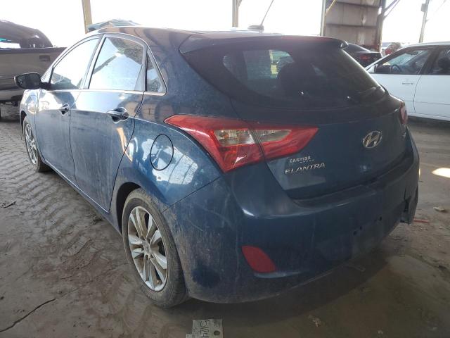 KMHD35LH6EU211822 - 2014 HYUNDAI ELANTRA GT BLUE photo 3