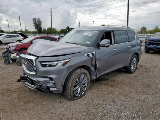 JN8AZ2AF5M9719775 - 2021 INFINITI QX80 LUXE GRAY photo 1