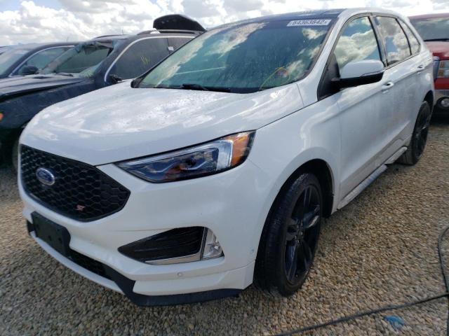 2FMPK4AP7LBB09064 - 2020 FORD EDGE ST WHITE photo 2