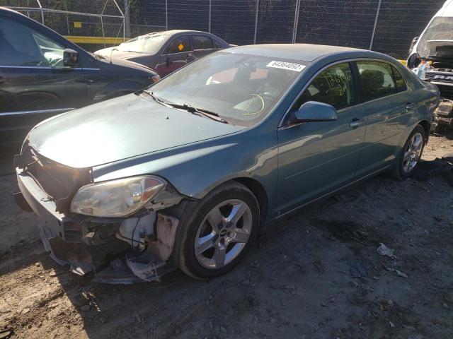 1G1ZH57B99F247864 - 2009 CHEVROLET MALIBU 1LT ნაცრისფერი ფოტო 2