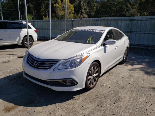 KMHFG4JGXHA591643 - 2017 HYUNDAI AZERA WHITE photo 2