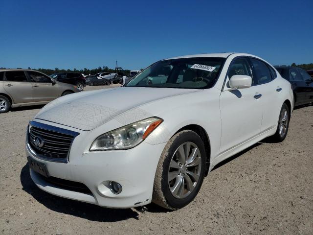 JN1BY1AP2CM334016 - 2012 INFINITI M37 WHITE photo 2