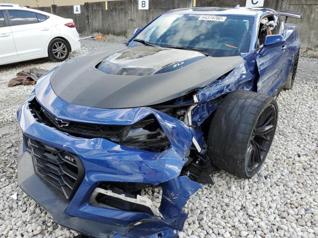 1G1FJ1R60K0131476 - 2019 CHEVROLET CAMARO ZL1 BLUE photo 9