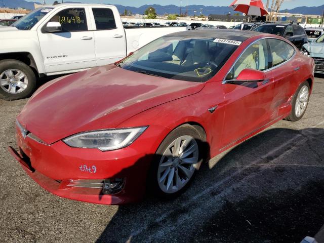 5YJSA1E24GF169889 - 2016 TESLA MODEL S Qırmızı foto 2