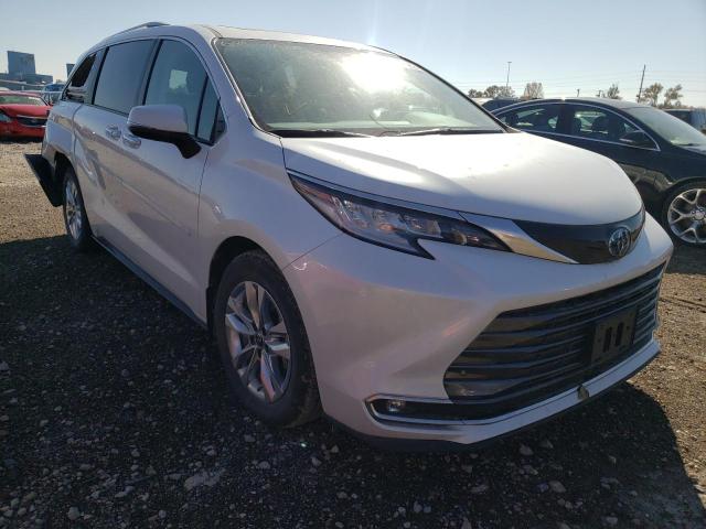 5TDZSKFC9NS063620 - 2022 TOYOTA SIENNA LIM WHITE photo 1