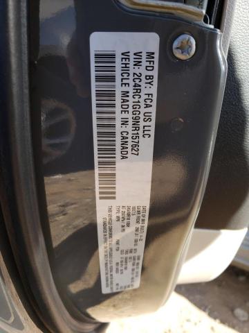 2C4RC1GG9NR157627 - 2022 CHRYSLER PACIFICA L GRAY photo 10