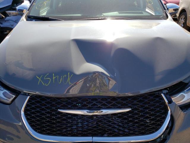 2C4RC1GG9NR157627 - 2022 CHRYSLER PACIFICA L GRAY photo 7