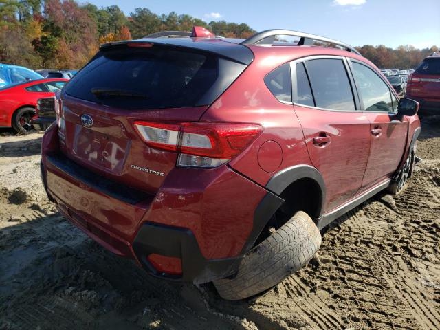 JF2GTAEC5KH271561 - 2019 SUBARU CROSSTREK MAROON photo 4