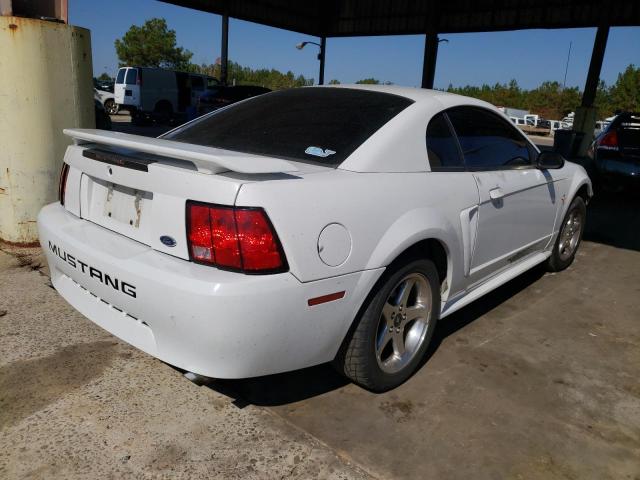 1FAFP40413F345111 - 2003 FORD MUSTANG WHITE photo 4