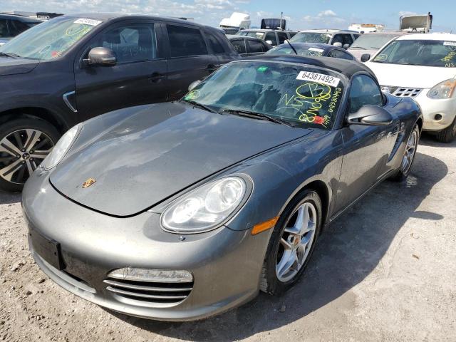 WP0CA29809S710094 - 2009 PORSCHE BOXSTER GRAY photo 2