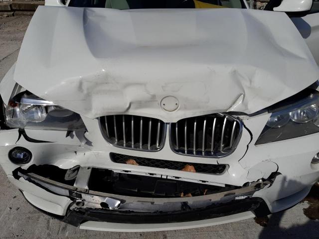 5UXWX9C54D0A27940 - 2013 BMW X3 WHITE photo 7