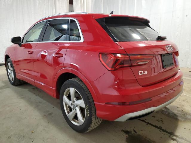 WA1AECF37L1036799 - 2020 AUDI Q3 PREMIUM RED photo 3