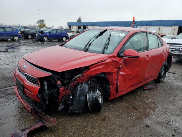 3KPA24AB1KE254249 - 2019 KIA RIO S RED photo 2