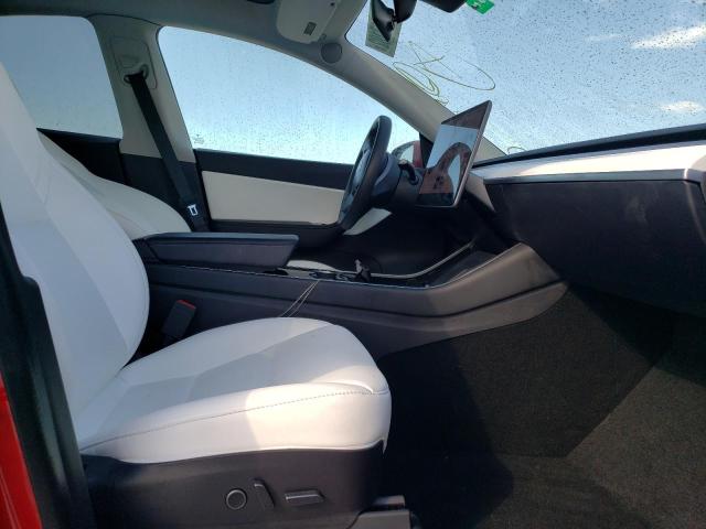 5YJYGDEF6MF073173 - 2021 TESLA MODEL Y أحمر صورة 5