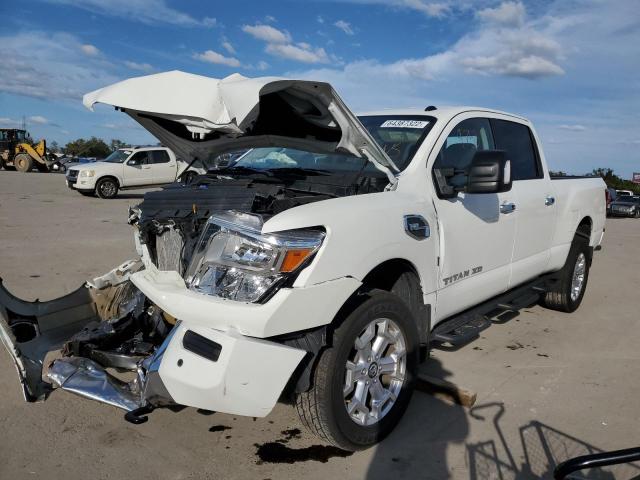 1N6AA1FB4MN533457 - 2021 NISSAN TITAN XD S WHITE photo 2