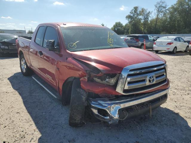 5TFRM5F16BX029599 - 2011 TOYOTA TUNDRA DOU RED photo 1