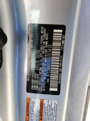 JF1ZNAA12G9703438 - 2016 TOYOTA SCION FR-S SILVER photo 10