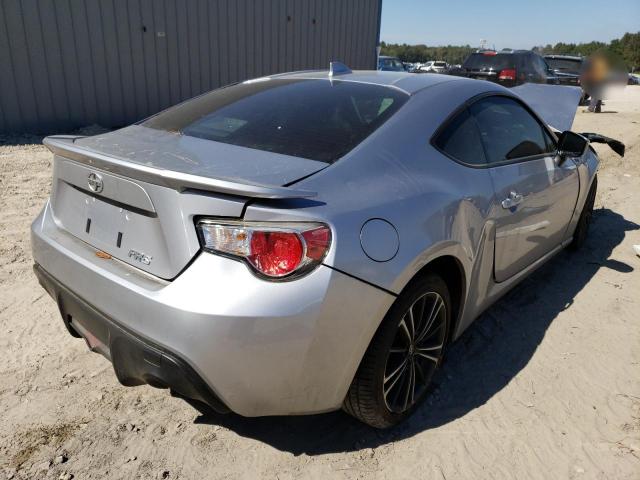 JF1ZNAA12G9703438 - 2016 TOYOTA SCION FR-S SILVER photo 4