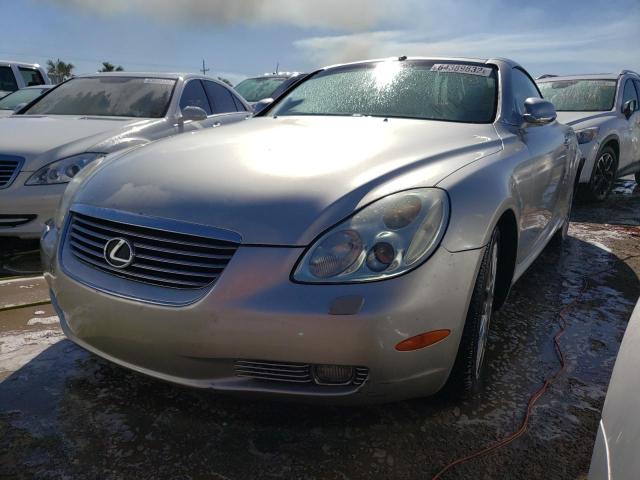 JTHFN48Y730044514 - 2003 LEXUS SC 430 SILVER photo 2