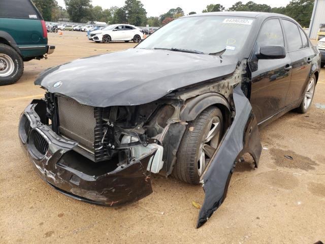 WBANU53588CT15165 - 2008 BMW 528 I BLACK photo 2