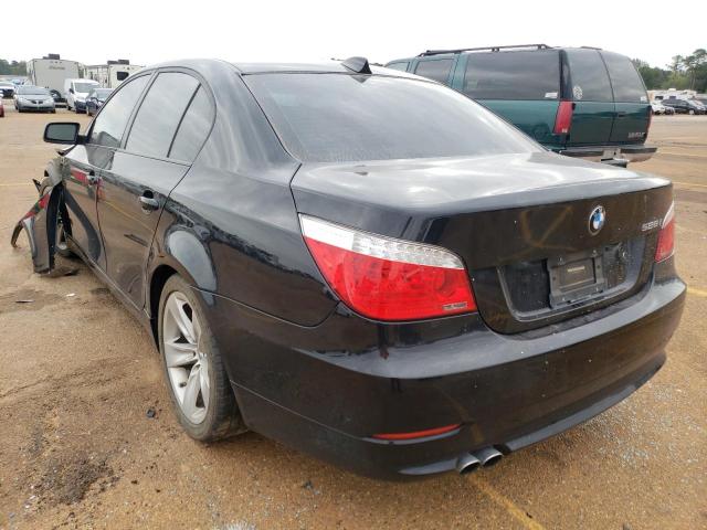 WBANU53588CT15165 - 2008 BMW 528 I BLACK photo 3