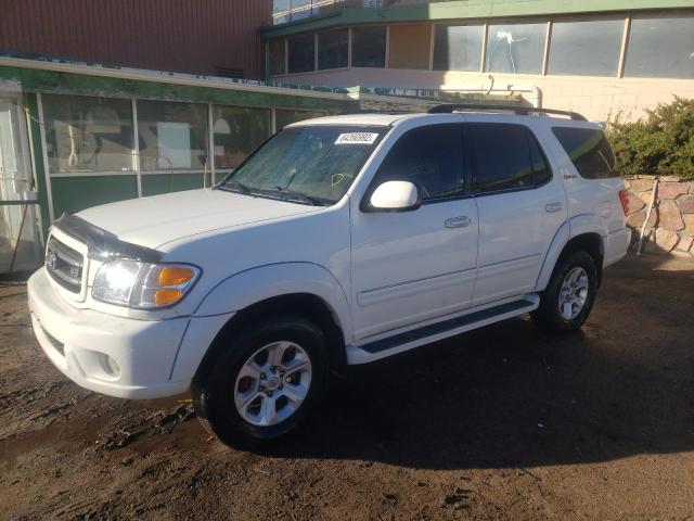 5TDBT48AX2S118352 - 2002 TOYOTA SEQUOIA LI WHITE photo 2