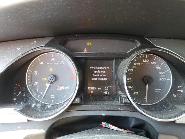 WAUVVAFR2CA010530 - 2012 AUDI S5 PRESTIG BLACK photo 8