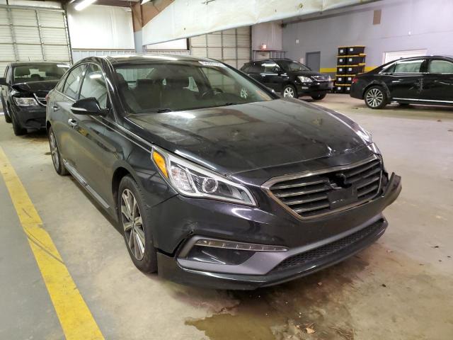 5NPE34AF9GH274687 - 2016 HYUNDAI SONATA SPO BLACK photo 1