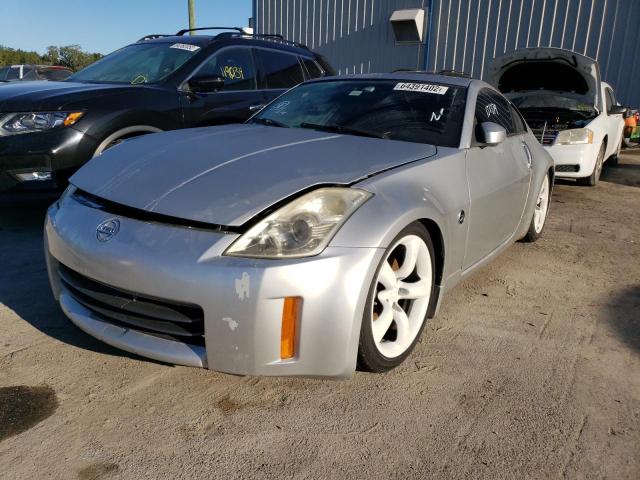 JN1AZ34D66M309971 - 2006 NISSAN 350Z COUPE SILVER photo 2