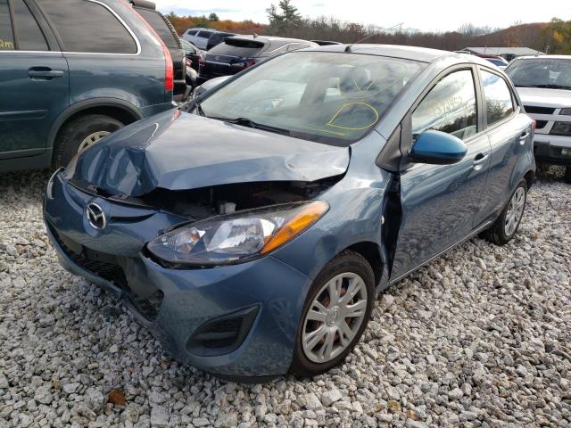 JM1DE1KZ9E0177822 - 2014 MAZDA MAZDA2 SPO 蓝色 照片 2