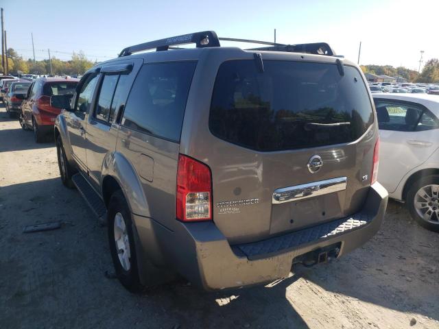 5N1AR18WX6C666603 - 2006 NISSAN PATHFINDER TAN photo 3