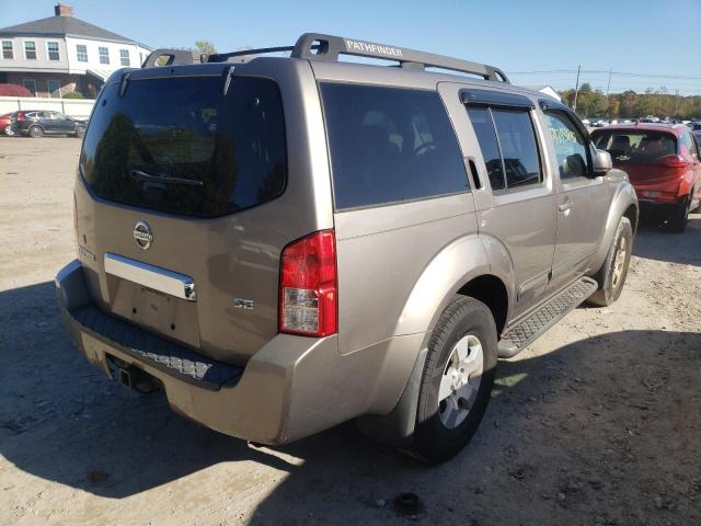 5N1AR18WX6C666603 - 2006 NISSAN PATHFINDER TAN photo 4