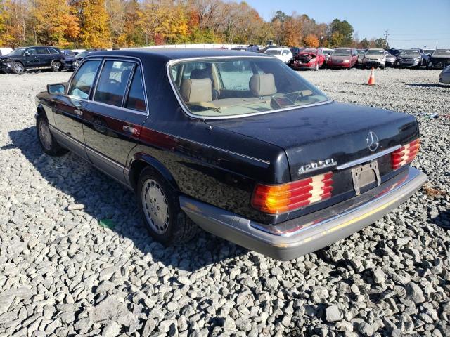 WDBCA35D9GA220697 - 1986 MERCEDES-BENZ 420 SEL BLACK photo 3