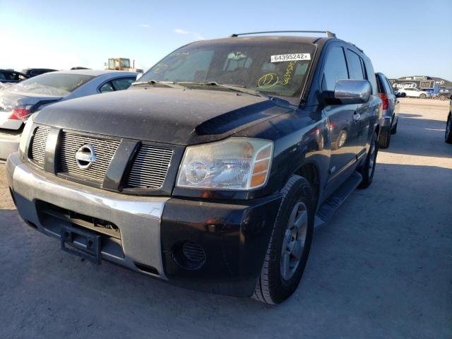 5N1AA08A35N733874 - 2005 NISSAN ARMADA SE BLACK photo 2