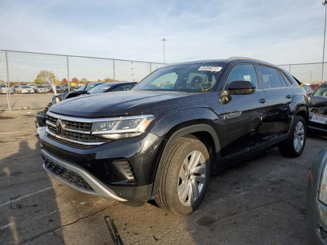 1V25C2CA9LC201894 - 2020 VOLKSWAGEN ATLAS CROS შავი ფოტო 2