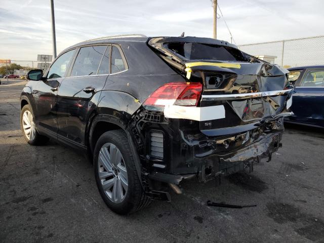 1V25C2CA9LC201894 - 2020 VOLKSWAGEN ATLAS CROS შავი ფოტო 3