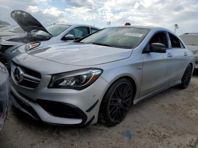 WDDSJ5CB9JN684153 - 2018 MERCEDES-BENZ CLA 45 AMG SILVER photo 2