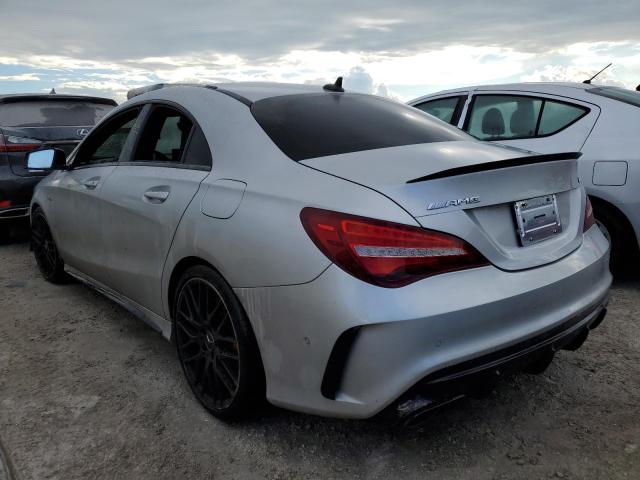 WDDSJ5CB9JN684153 - 2018 MERCEDES-BENZ CLA 45 AMG SILVER photo 3