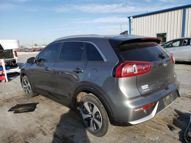 KNDCB3LC7H5048284 - 2017 KIA NIRO FE GRAY photo 3