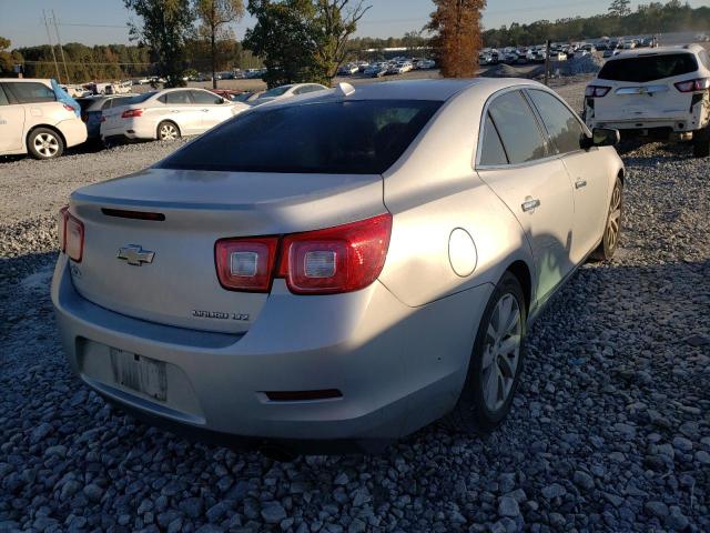 1G11H5SA8DF224368 - 2013 CHEVROLET MALIBU LTZ ვერცხლისფერი ფოტო 4
