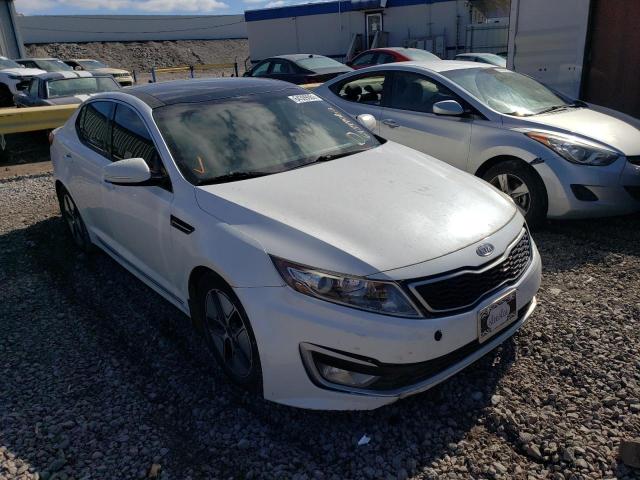 KNAGM4AD5C5031874 - 2012 KIA OPTIMA HYB WHITE photo 1