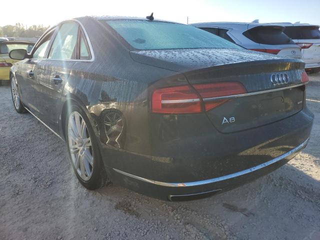 WAUJGAFD9FN023348 - 2015 AUDI A8 QUATTRO BLUE photo 3