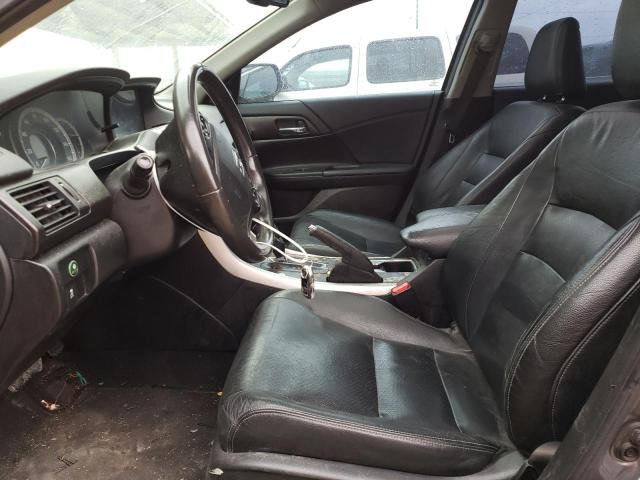 1HGCR2F84FA144764 - 2015 HONDA ACCORD EXL GRAY photo 7