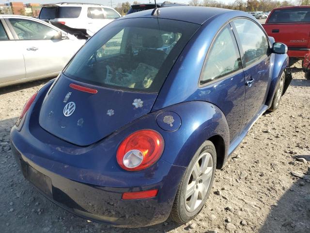 3VWRW31C37M518950 - 2007 VOLKSWAGEN NEW BEETLE 蓝色 照片 4