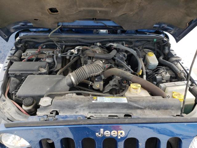 1J4BA6D1XAL182490 - 2010 JEEP WRANGLER R BLUE photo 7