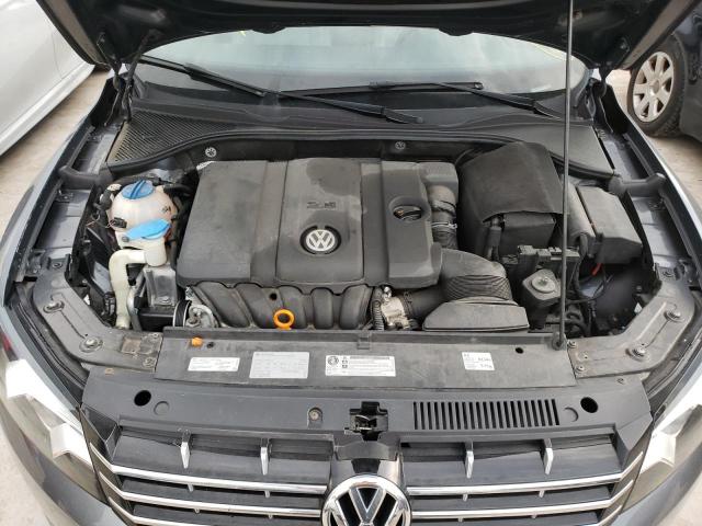 1VWCP7A39CC038076 - 2012 VOLKSWAGEN PASSAT SEL GRAY photo 7